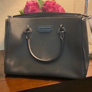 Zac Posen grey handbag.